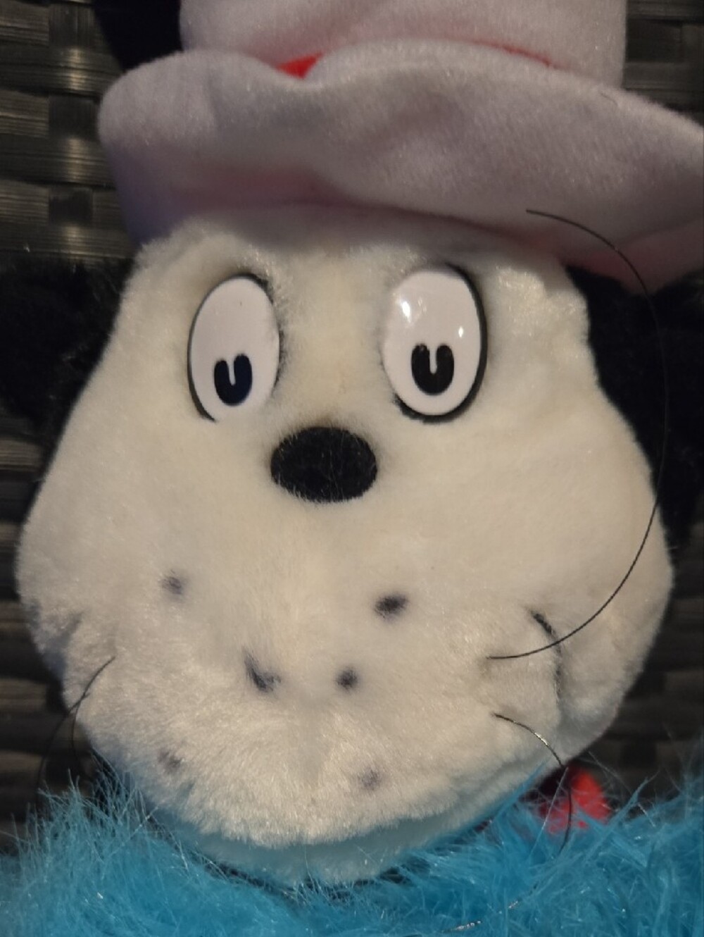 🎩Universal Studios Dr. Seuss The Cat in the Hat Plush Holding Thing 1 & Thing 2